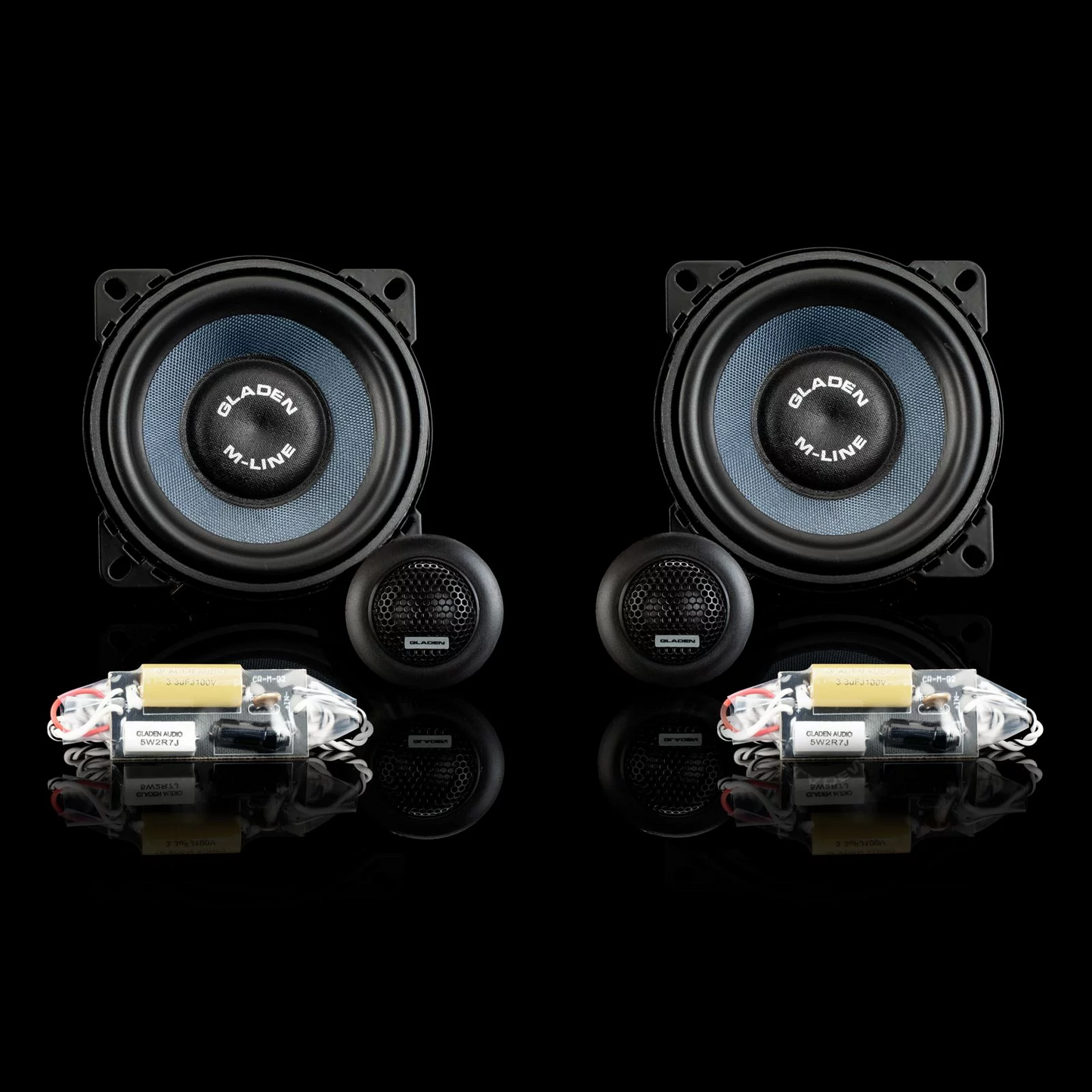 GLADEN M-LINE M 100 G2 2-WAY CAR COMPONENT SPEAKER SYSTEM