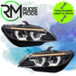 Black DRL LED Daytime Running Projector Xenon Headlights for BMW Z4 E89 2009-13