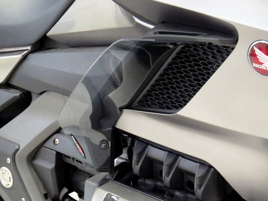 WIND SIDE DEFLECTORS FAIRING HONDA GL1800 GOLDWING, 18-24 LIGHT TINT