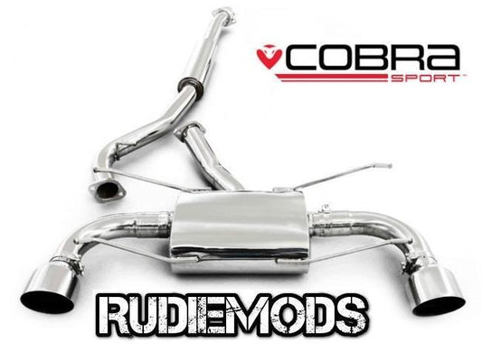 Cobra Sport Toyota GT86 Stainless Steel Cat Back Exhaust System Resonated