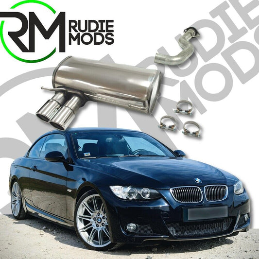 Jetex Exhaust BMW 325i/330i E90/E91/E92 03/2007+ Back Silencer + Connecting Pipe