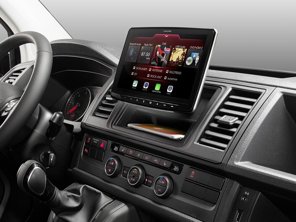 Alpine 11" Media Receiver with BT DAB CarPlay Android Auto for VW T6