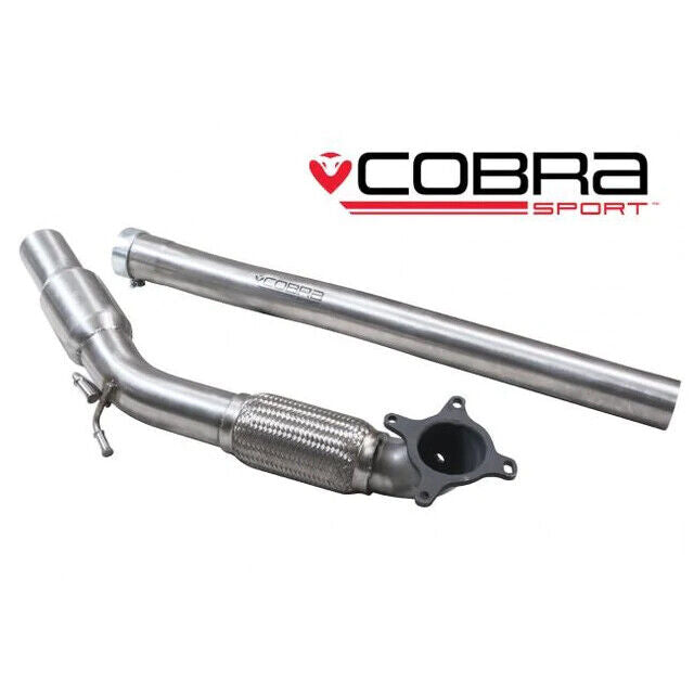 COBRA SPORT Audi A3 8P 5 DOOR SPORTBACK 2006-12 Front Downpipe & Sports CAT