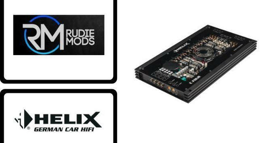 Helix C Four, Four Channel Amplifier Class AB 4x150w RMS with Active Crossover