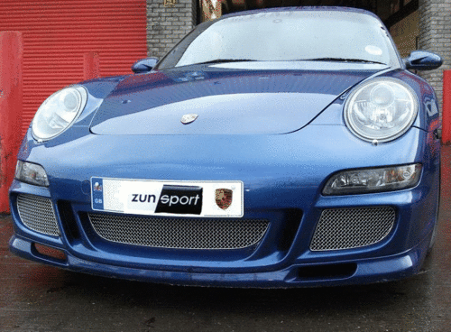 Zunsport Porsche 911 997 GT3 2006-2009 Front Stainless Steel Grille Set