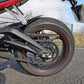 Carbon Fibre Triumph Street Triple 2017 - onwards Extended hugger carbonFBR