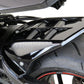 MATTE BLACK - SILVER MESH Hugger Rear Fender Mud Guard SUZUKI Katana 2019 - 2024