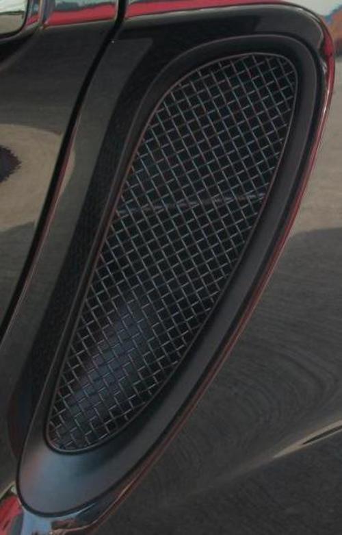 Zunsport Porsche Boxster 981 2012 On Side Vent BLACK Grille Set