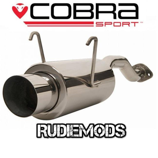 Cobra Sport Honda Civic EP3 Type R Stainless Steel Rear Box with Round Tailpipe