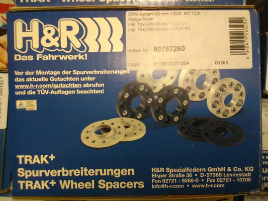 H&R 45mm Hubcentric Wheel Spacers RR Sport 2005 onwards - Ex Display