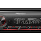 Pioneer MVH-S420BT Car Headunit with Bluetooth, Red illumination, USB, Spotify
