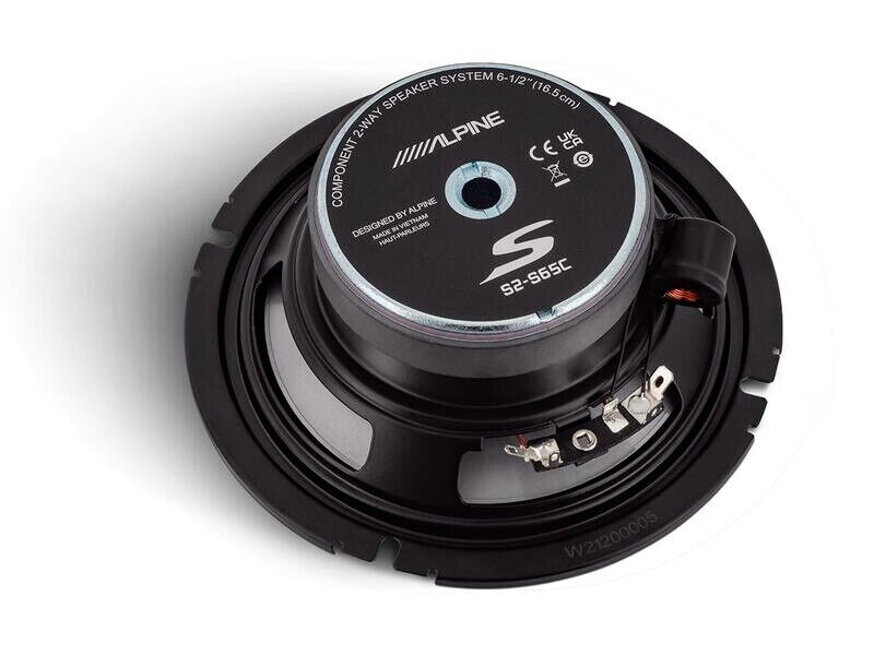 Alpine S2-S65C 6.5" 2-Way Car Component Speakers Hi-Res 480 Watt Total Power