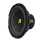 Kicker COMPC 10" SINGLE VOICE COIL SUBWOOFER - 4 OHM 250W RMS KA50CWCS104