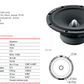 Toyota Urban Cruiser 09 - 2014 165mm (6.5 Inch) BLAM speaker upgrade fitting kit