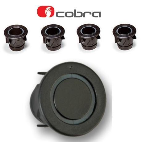 Cobra R0194 4 Way Car Reversing Parking Sensor Kit 25mm black A0158