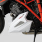 Belly Pan Lower KTM 1290 SUPER DUKE R 14-19, GT 16-23 WHITE - SILVER MESH