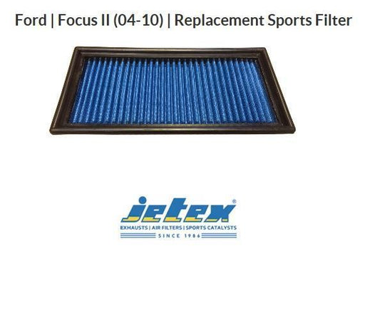 Jetex Performance Panel Air Filter Ford Focus Mk2 2.0TDCi 2004-2007