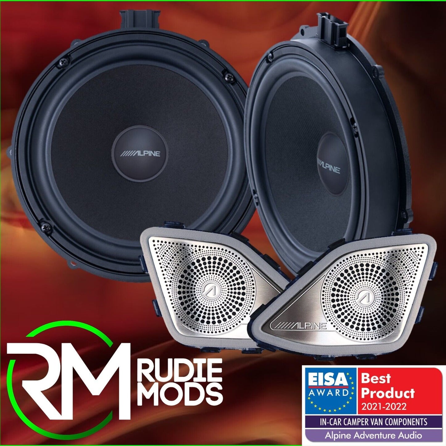 VW Transporter T6 Alpine Component speaker Upgrade SPC-T106T6