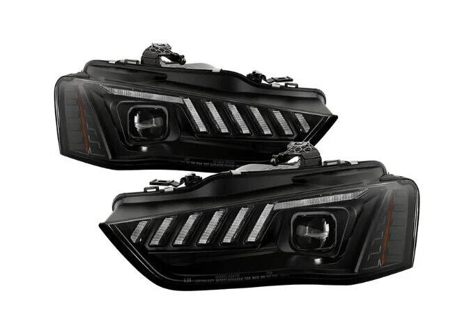 Audi A4 B8.5 2012-16 Black DRL Sequential Indicators - Xenon