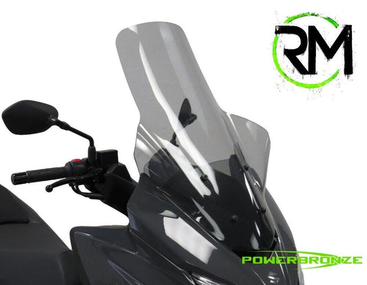 Scooter Screen wind fly deflector SUZUKI ,BURGMAN 400 WITH HAND BLISTERS (710MM)