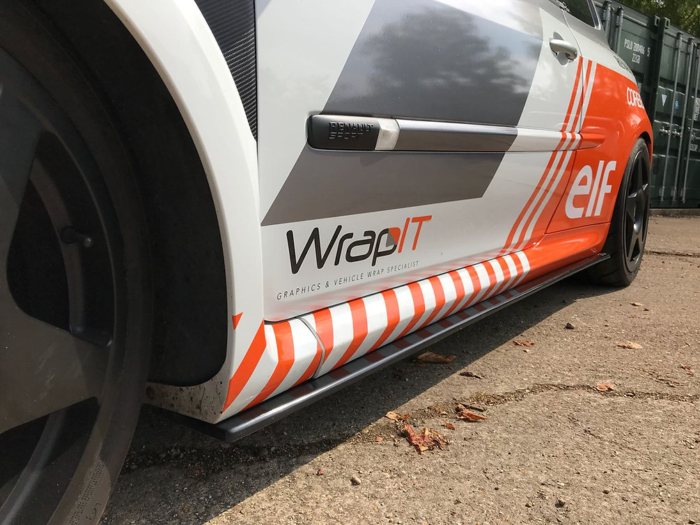 TRC Renault Clio MK3 RS200 Side Skirt Splitters