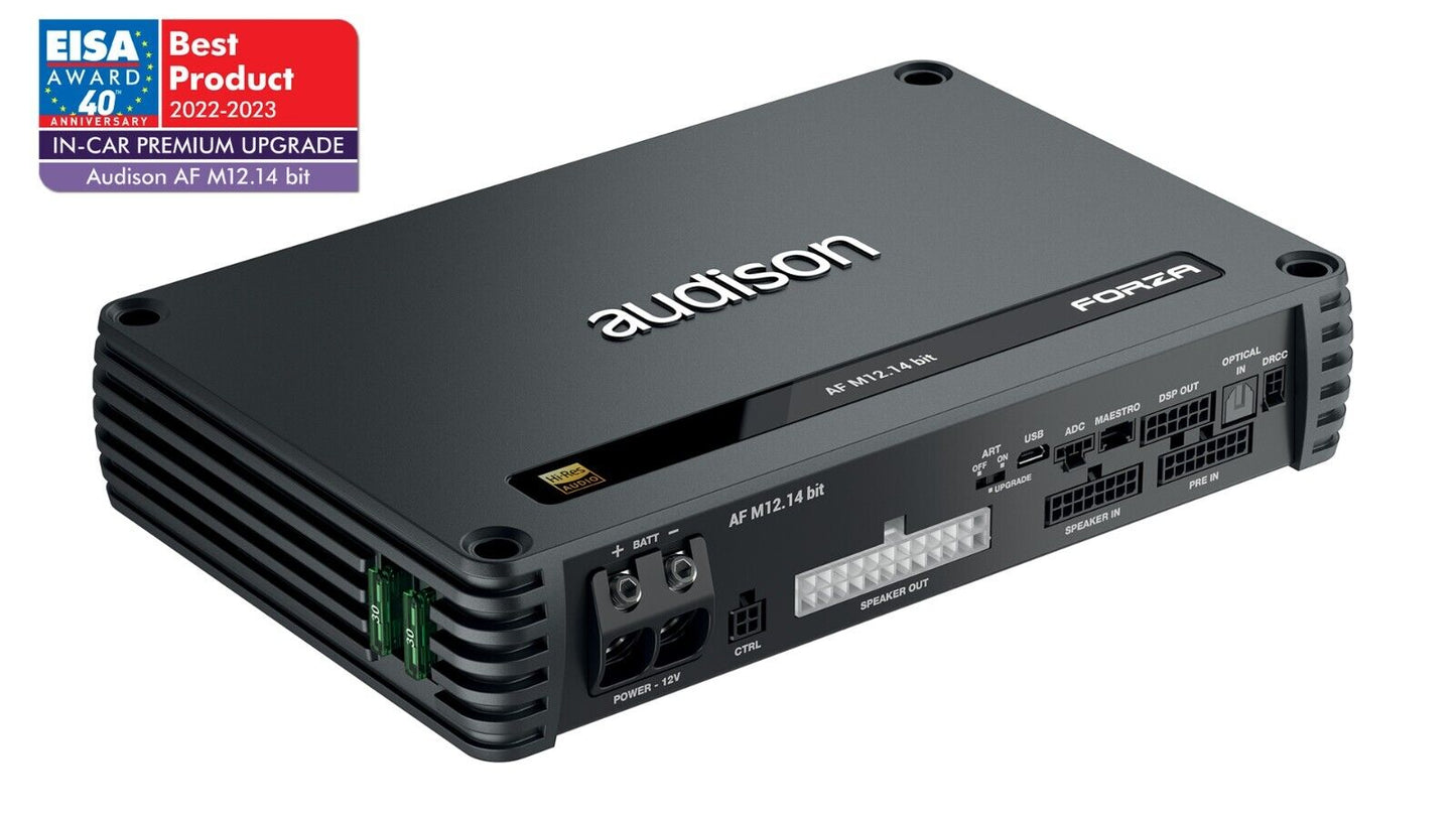Audison Forza AF M6D - High-power 6-channel Car amplifier 6x135W RMS