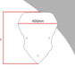 Touring Screen wind deflector cowl DUCATI MULTISTRADA 1200, 950, 1260S, V2, V2s (550 MM)