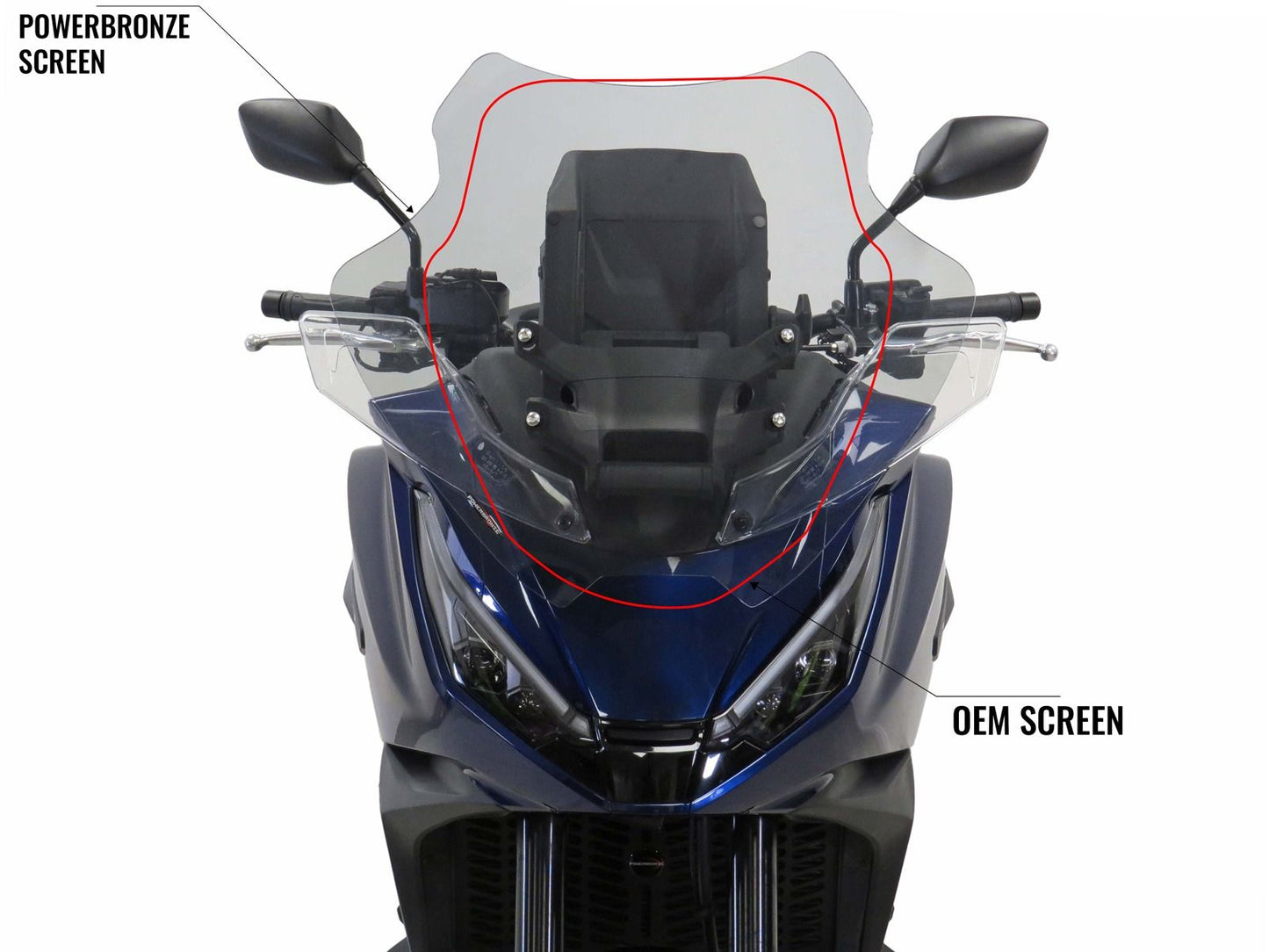 Touring Screen wind deflector cowl HONDA NT1100 2025 To Present (550 MM HIGH)