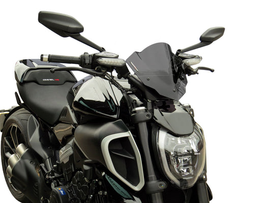 Light Screen Cowl Wind deflector Ducati DIAVEL V4, 23-25 (245 MM HIGH)