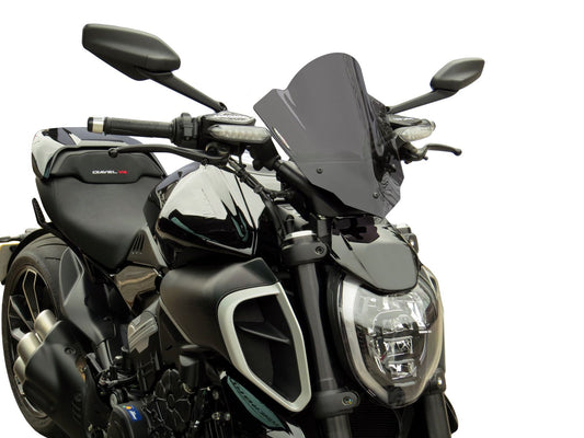 Light Screen Cowl Wind deflector Ducati DIAVEL V4, 23-25 (320 MM HIGH)
