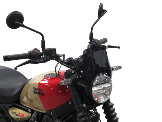 Light Screen wind fly deflector ROYAL ENFIELD ,GUERRILLA 450 2024 To Present (155 MM HIGH)