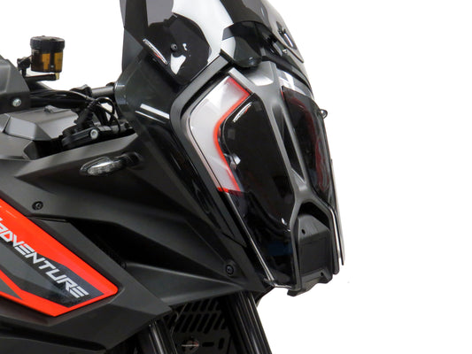 Headlight LENs Covers Protectors 1290 Super Adventure R, S DRL SHOWING PAIR