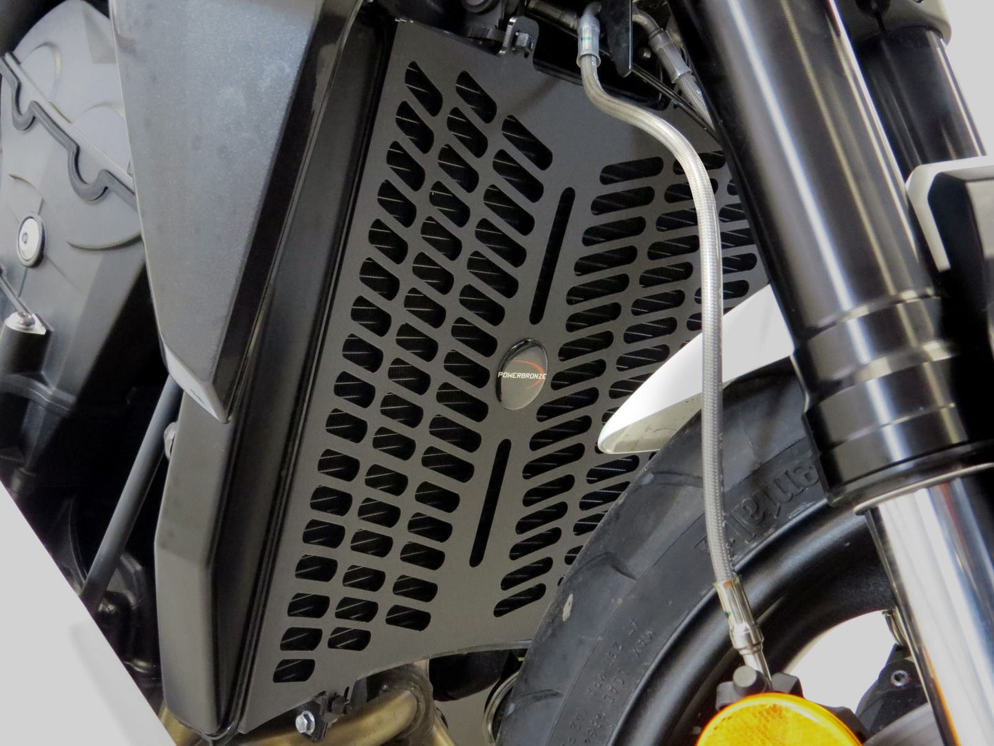 Cooler Grill Radiator Guard (PLASTIC) TRIUMPH ,STREET TRIPLE R, RS, MOTO2