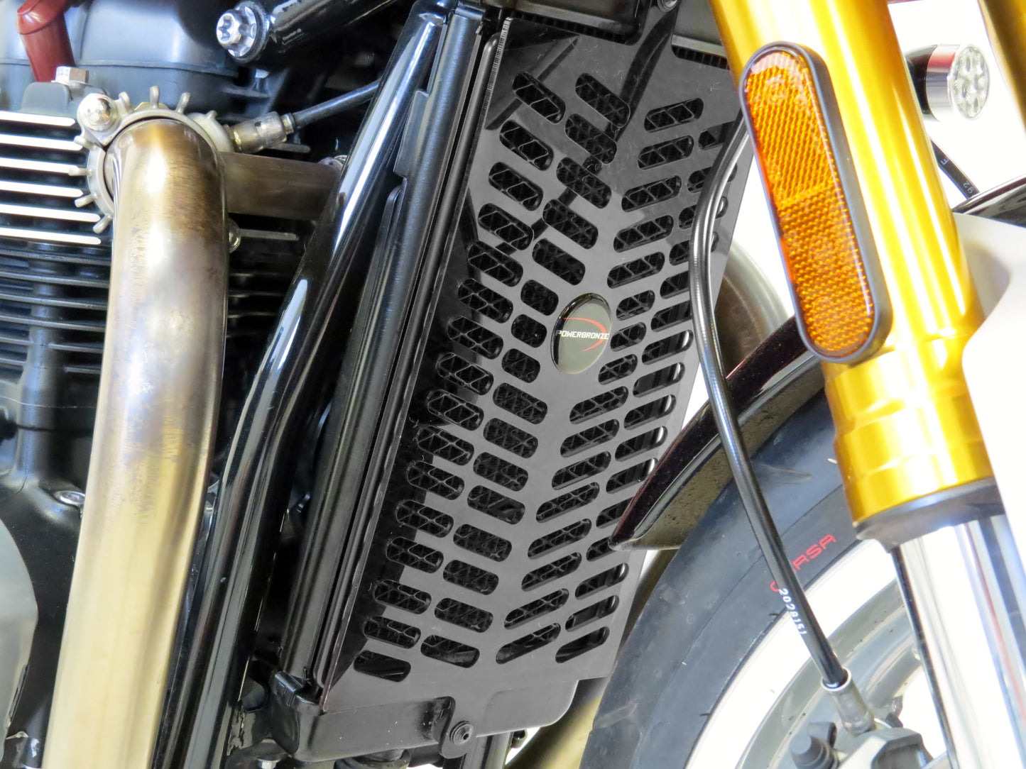 Cooler Grill radiator Guard (PLASTIC) TRIUMPH ,SPEED TWIN 1200, 2019 To Present