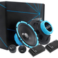 speakers component 165mm 6.5" 200 watt full-range PAIR REM65 RECOIL Echo-Series