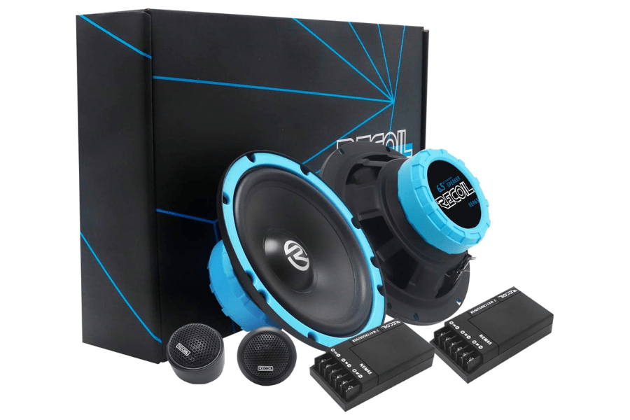 speakers component 165mm 6.5" 200 watt full-range PAIR REM65 RECOIL Echo-Series