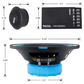 speakers component 165mm 6.5" 200 watt full-range PAIR REM65 RECOIL Echo-Series
