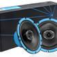 6.5 Inch coaxial speaker upgrade fitting kit VW, Seat, Skoda