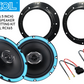 6.5 Inch coaxial speaker upgrade fitting kit VW, Seat, Skoda