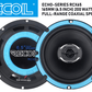 6.5 Inch coaxial speaker Rear Side Hatch upgrade fitting kit Abarth/ Fiat 500 08-16