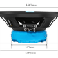 6.5 Inch coaxial speaker Front Door upgrade fitting kit Ford C-Max 2003-2010