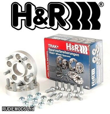 H&R 40mm PCD Adaptors Audi VW 5x100 to fit Porsche 5x130 wheels 1 pair