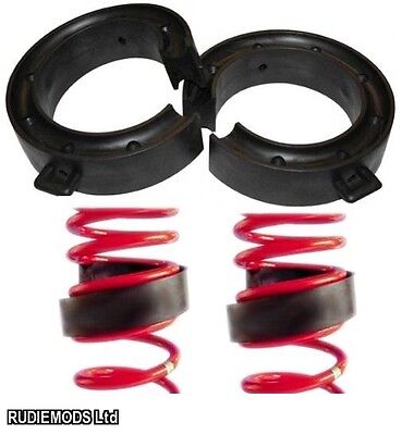 18-25mm Gap Car Suspension Coil Spring Assistors Heavy Duty Rubber Towing 1 PAIR