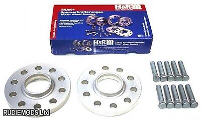 H&R 10mm Hubcentric Wheel Spacers Honda Civic 4x100 EP1 EP2 EP4 01-06