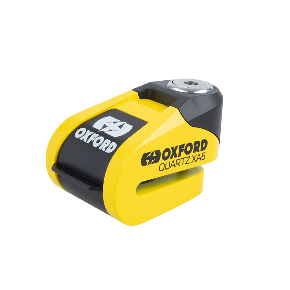 Alarm Disc Lock 6mm locking pin Oxford Quartz Yellow/Black