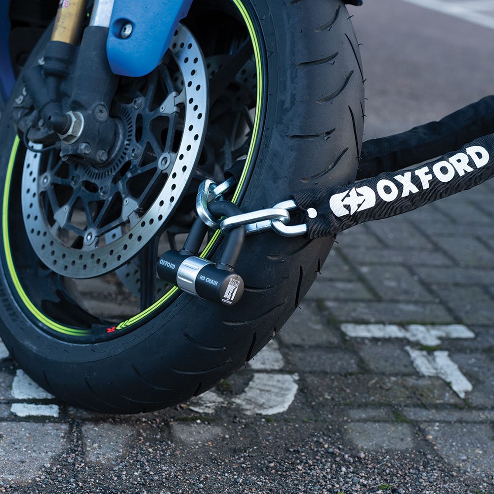 Chain & padlock HD Motorbike Cro-Mo grade steel - 1.5m Oxford OF159