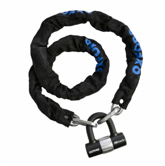 Chain & padlock HD Motorbike Cro-Mo grade steel - 1.5m Oxford OF159