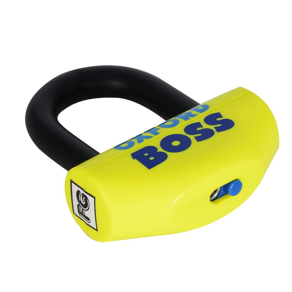 square link Chain & padlock HD Motorbike Cro-Mo grade steel - 1.2m Oxford OF159