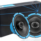 speakers coaxial car 165mm 6.5" 200 watt full-range PAIR RCX65 RECOIL Echo-Series