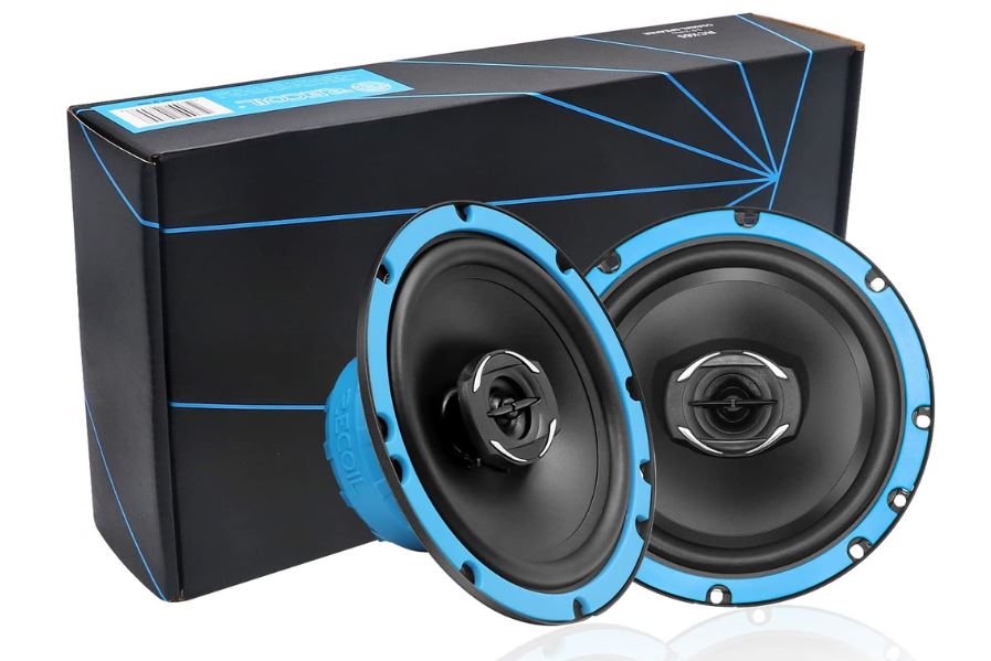 speakers coaxial car 165mm 6.5" 200 watt full-range PAIR RCX65 RECOIL Echo-Series